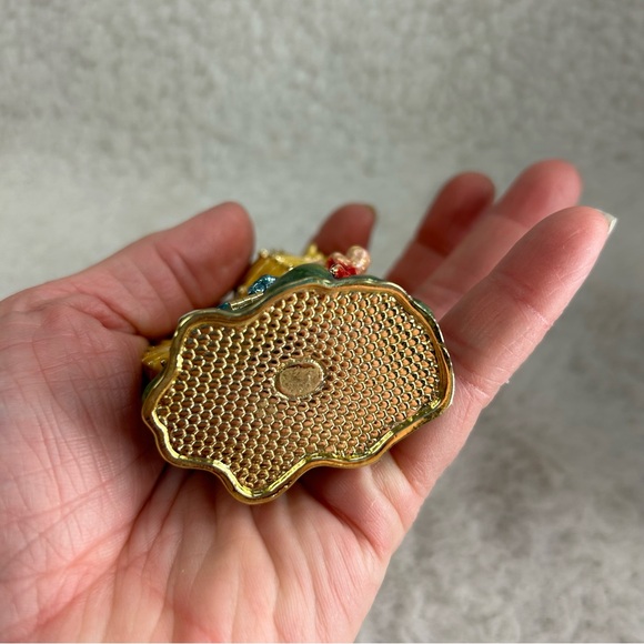 Sea horse Trinket box with crystals 4" Rucinni & Glass Seahorse 4" - Picture 9 of 14